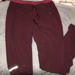 Lulu lemon track pants. Size 6